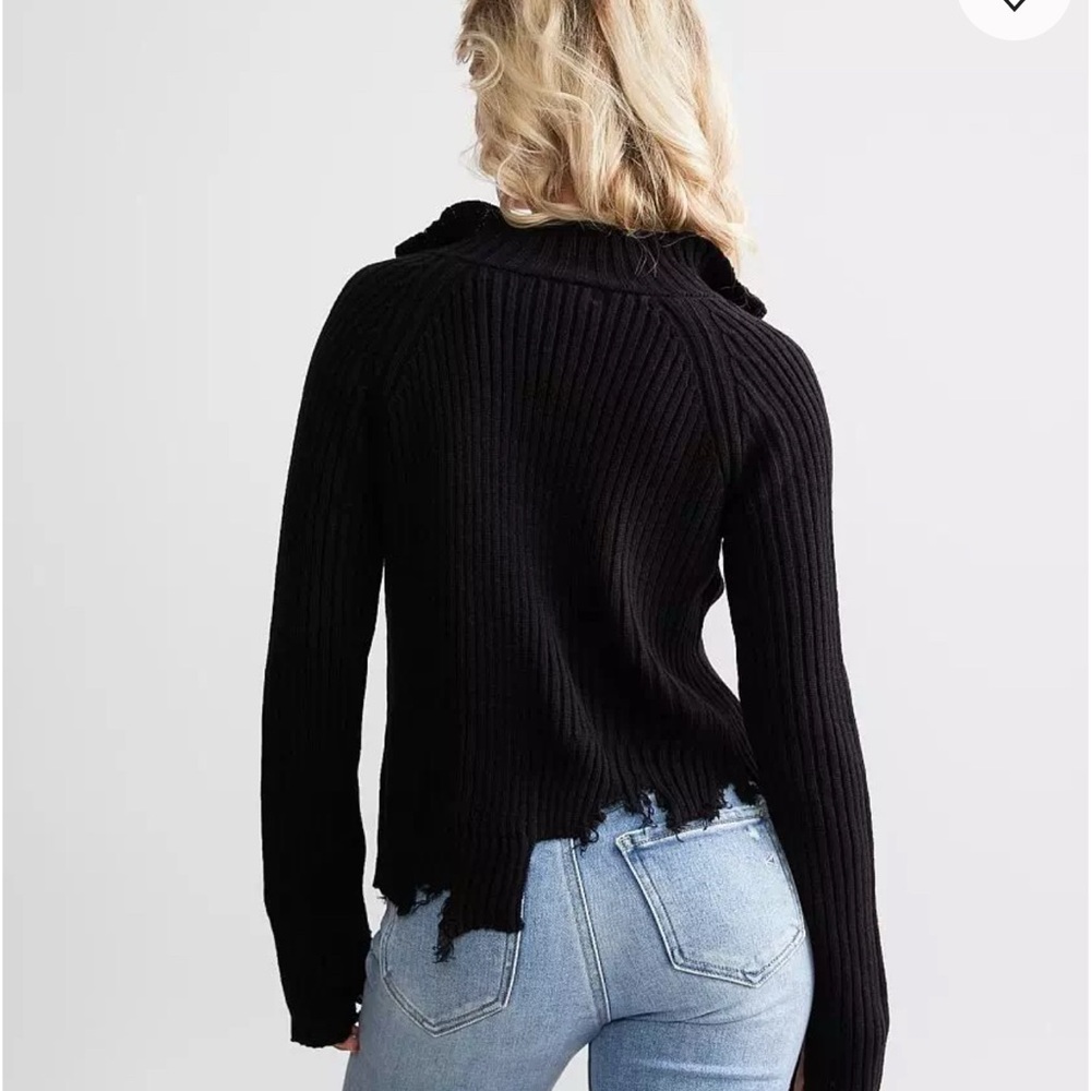 Guilded Intent Destructed Sweater Medium - image 2